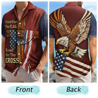 America Stand For The Flag Kneel For The Cross - Hawaiian Shirt