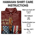America Stand For The Flag Kneel For The Cross - Hawaiian Shirt