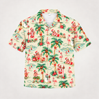 Style 2 colourway of the Christmas Hawaiian shirt