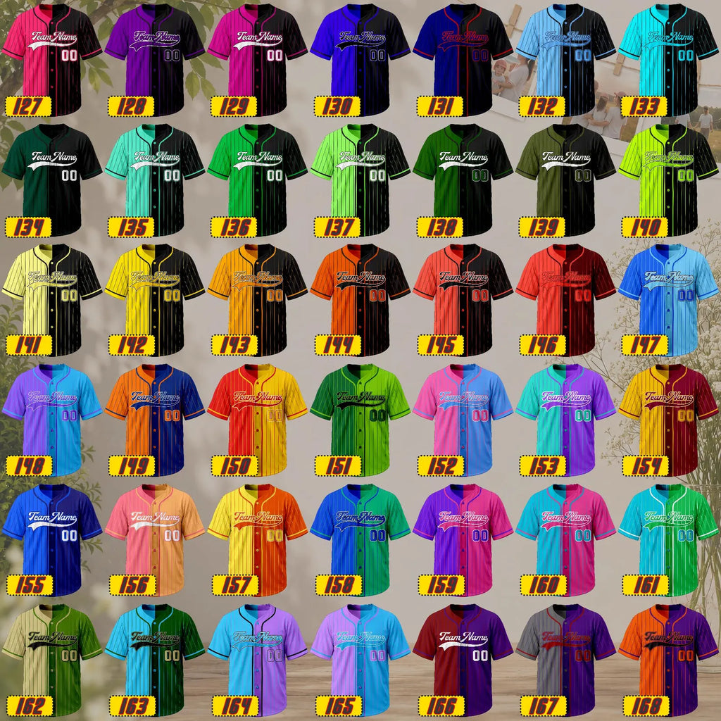 Colour chart, designs 127 to 168