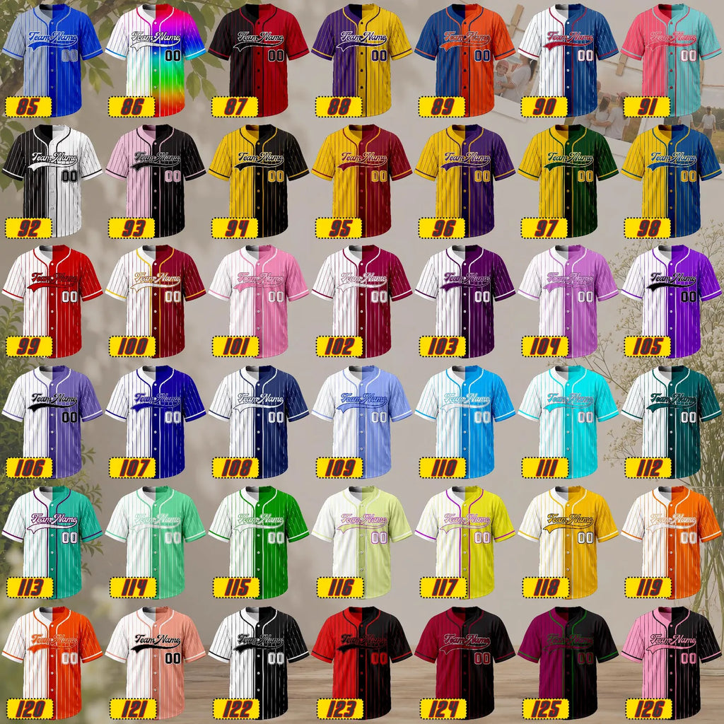 Colour chart, designs 85 to 126