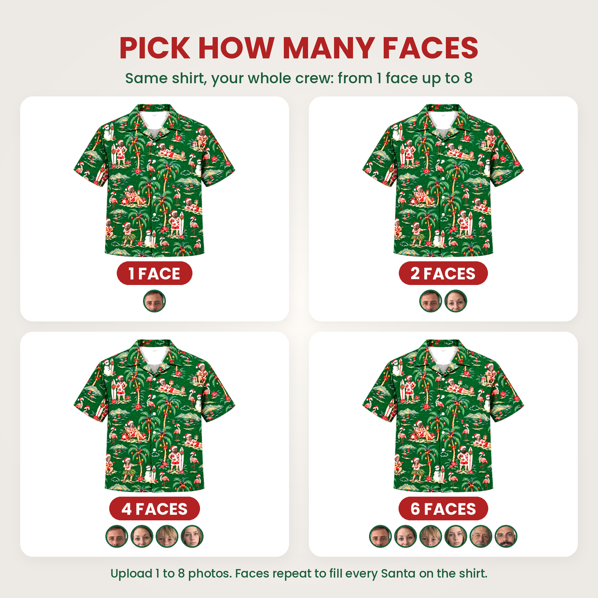 How to send your photo for the custom face print
