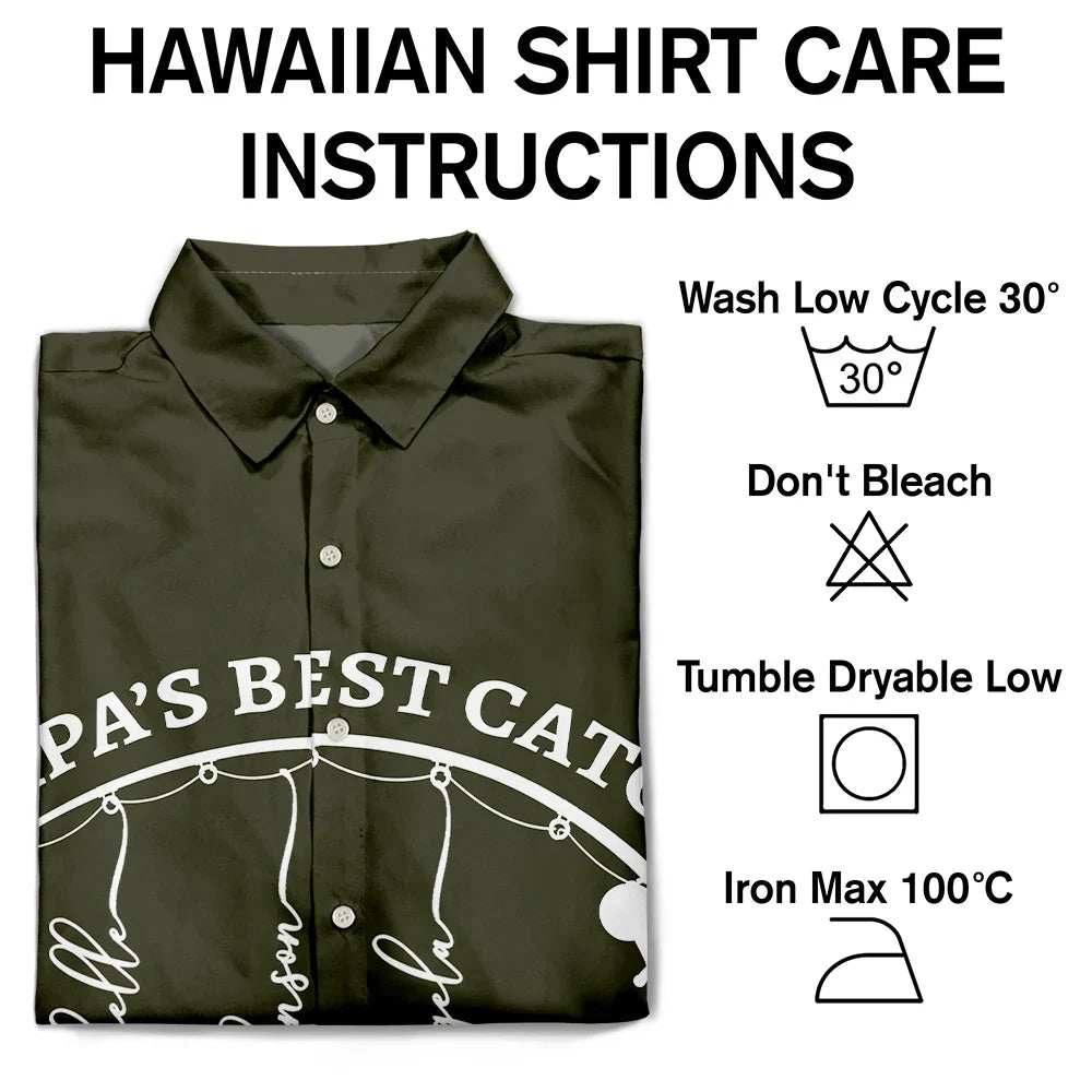 Reel Cool Dad Grandpa - Personalized Hawaiian Shirt