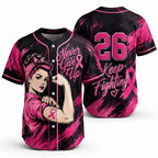 In October We Wear Pink Baseball Jersey