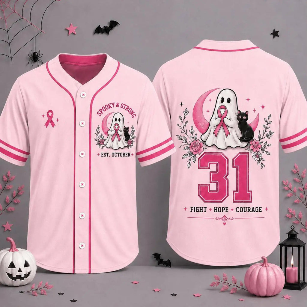 In October We Wear Pink Baseball Jersey