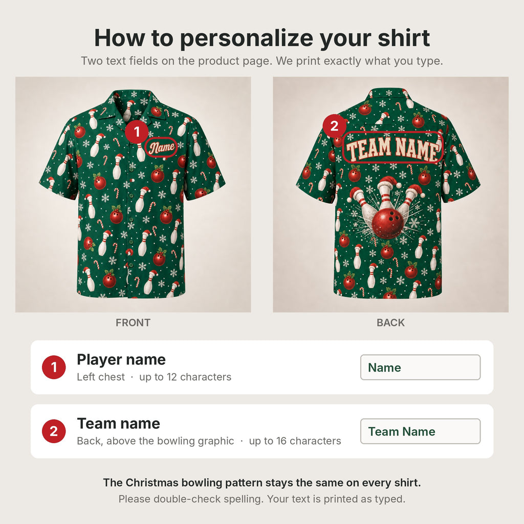 How to personalize: player name on the chest, team name on the back