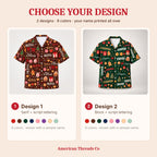 Choose Design 1 or Design 2, 8 colors